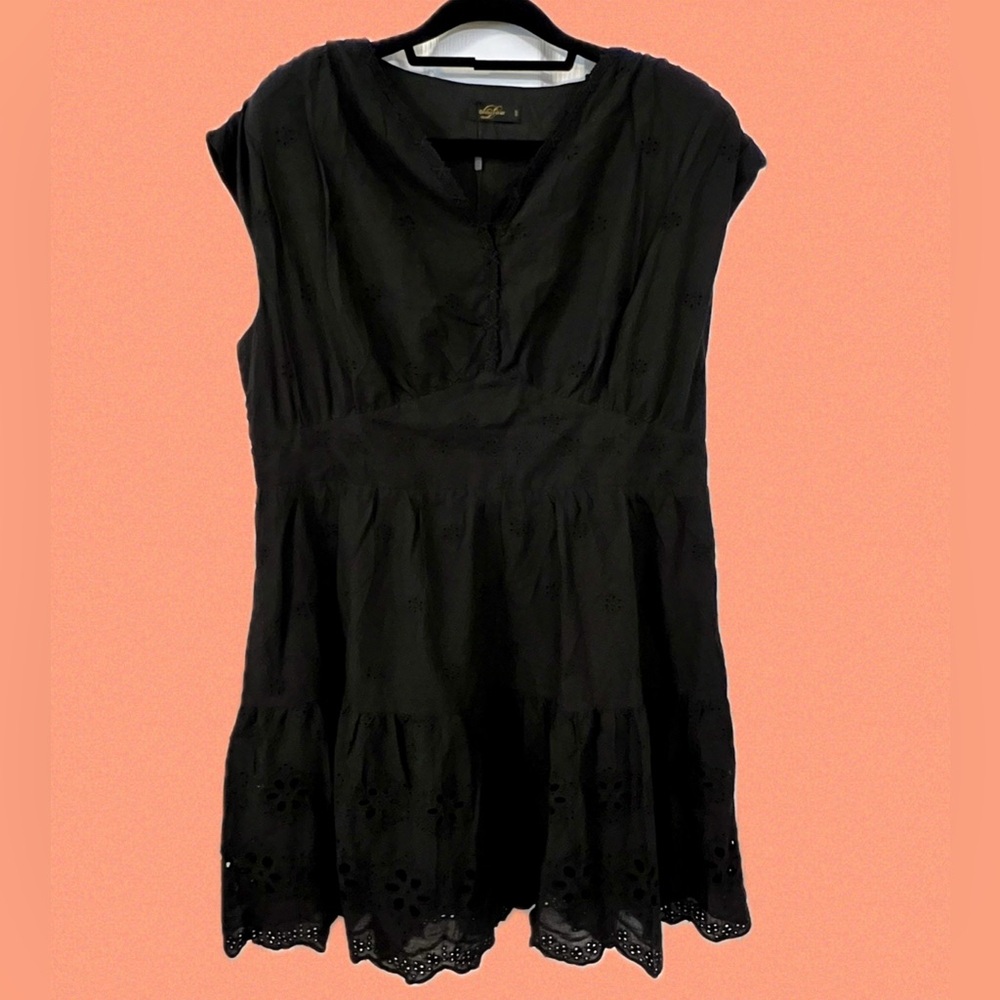 XXL Black Mini Dress